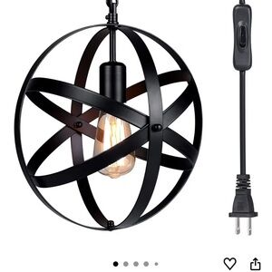 Black Modern Home Accent Lantern